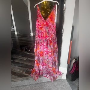 Beautiful, flowy Free People maxi dress worn twice.